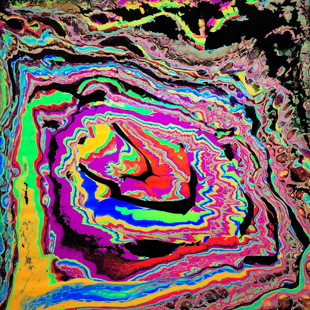 Colorful Swirl Abstract Art Painting